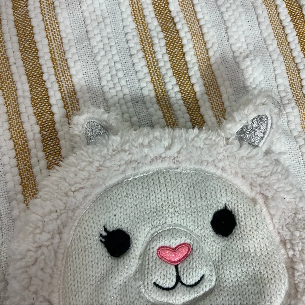Lil' Llama Girls Hat And Mitten Set Size M (2T-3T)‎